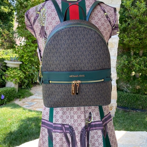 Michael kors stripe kenly signature backpack&walle main image 4